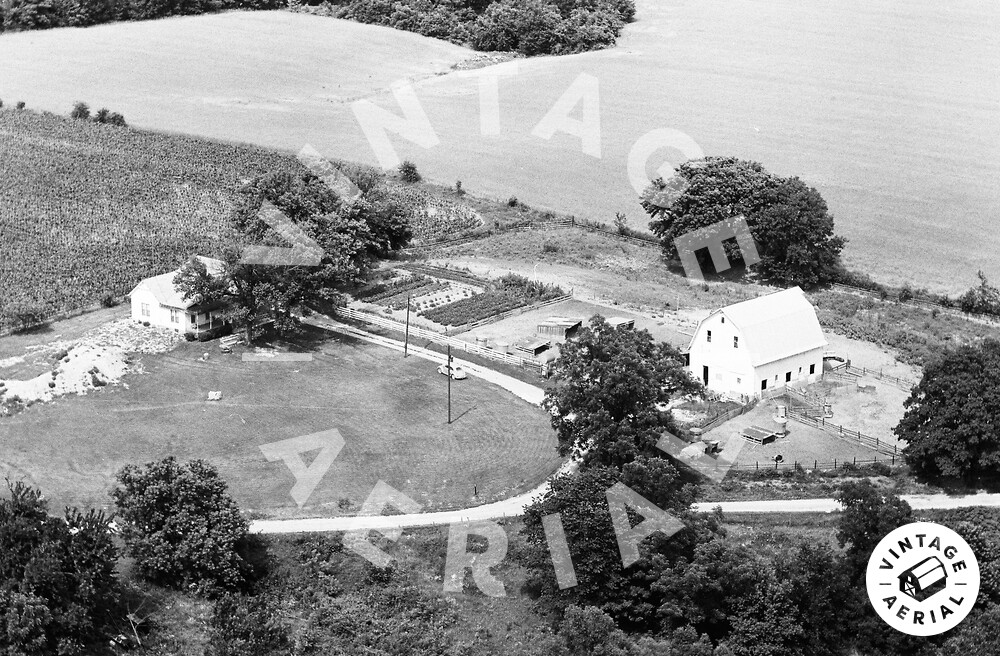 Vintage Aerial Illinois Schuyler County 1967 33ASC19