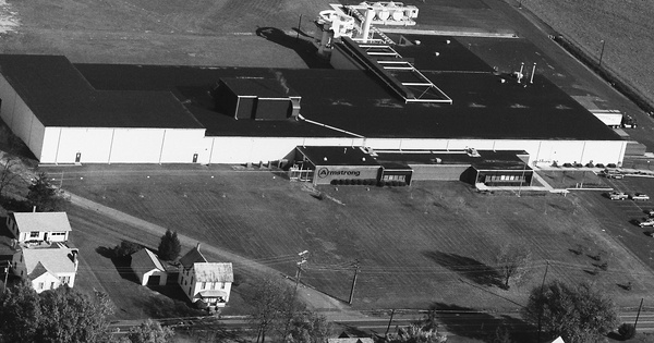 Vintage Aerial photo from 1987 in Clinton County, PA