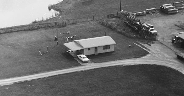 Vintage Aerial photo from 1970 in Bartholomew County, IN