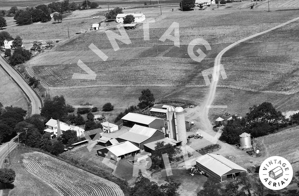 Vintage Aerial Pennsylvania Snyder County 1991 29JSN7