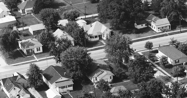 Vintage Aerial photo from 1983 in Randolph County, IL