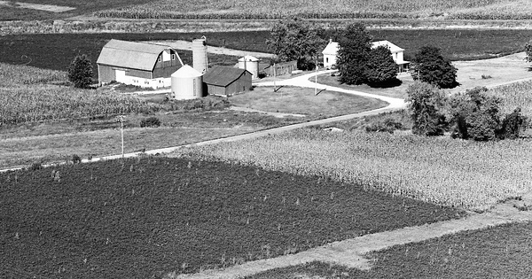Vintage Aerial photo from 1973 in Peoria County, IL