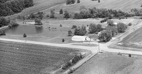 Vintage Aerial photo from 1980 in Marion County, IL