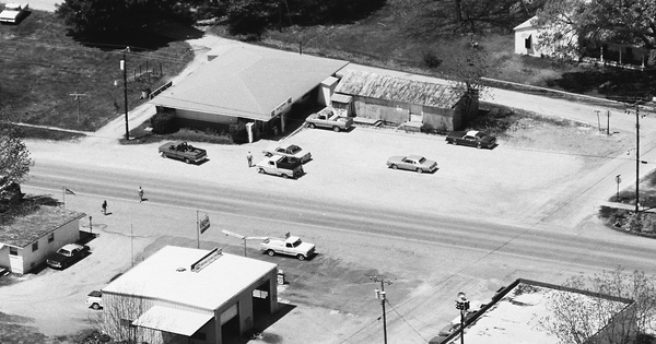 Vintage Aerial photo from 1984 in Grant County, AR