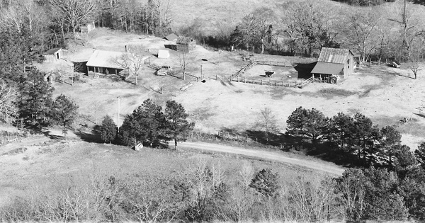 Vintage Aerial photo from 1984 in Montgomery County, AR