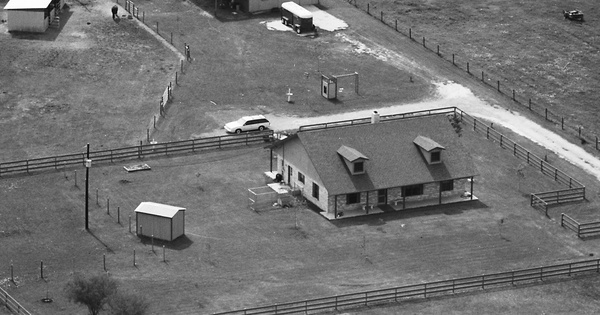 Vintage Aerial photo from 1987 in Nueces County, TX