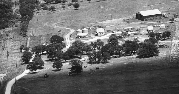 Vintage Aerial photo from 1981 in Parker County, TX