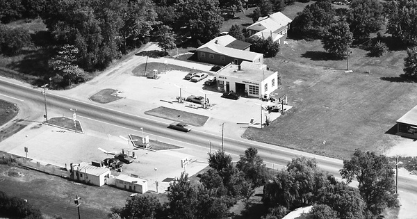Vintage Aerial photo from 1973 in Lake County, IL