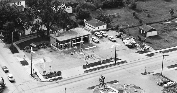 Vintage Aerial photo from 1965 in Lake County, IL