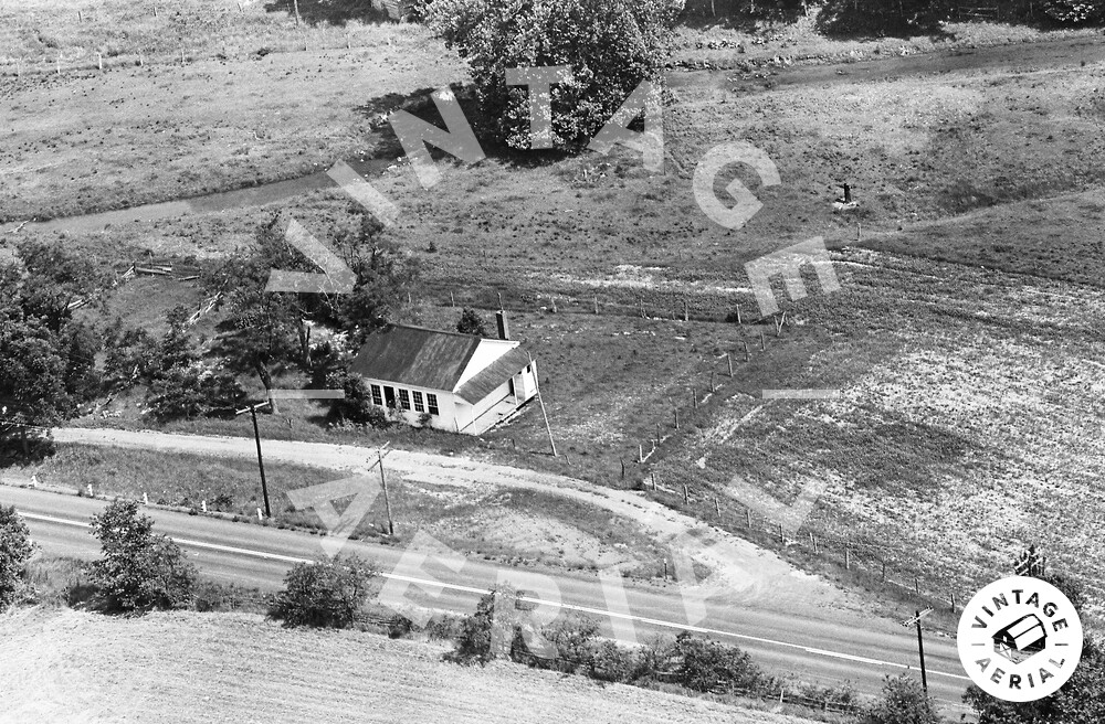 Vintage Aerial Pennsylvania Fulton County 1963 24CFU19