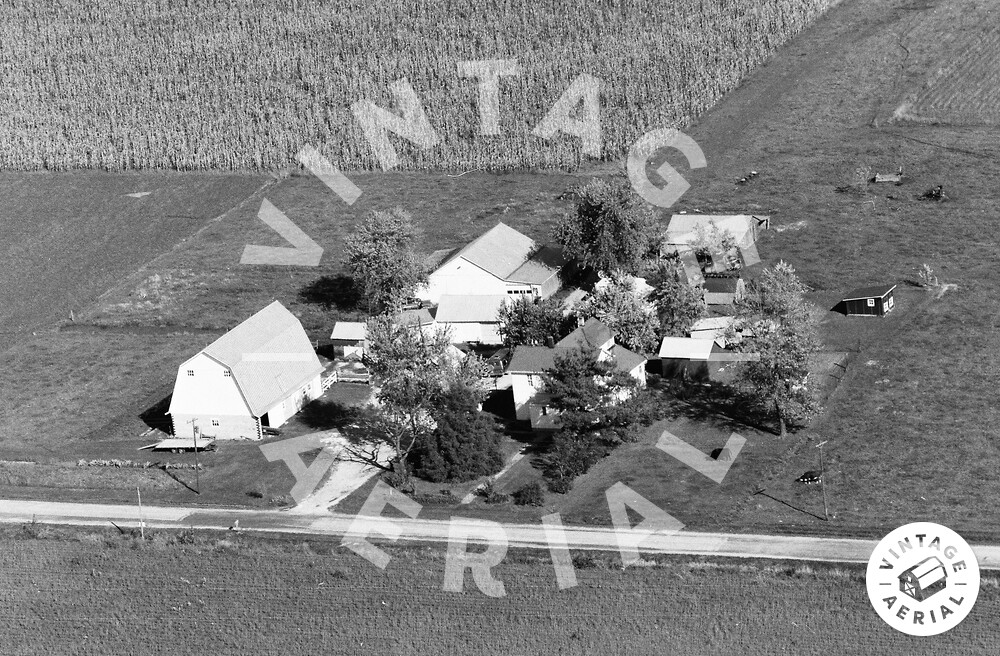 Vintage Aerial Illinois Effingham County 1984 32SEF25