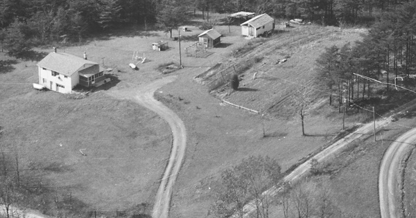 Vintage Aerial photo from 1981 in Huntingdon County, PA