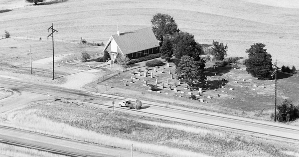 Vintage Aerial photo from 1980 in Pettis County, MO