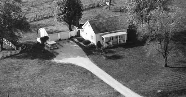 Vintage Aerial photo from 1986 in Montgomery County, MO