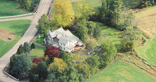 Vintage Aerial photo from 2002 in Northumberland County, PA