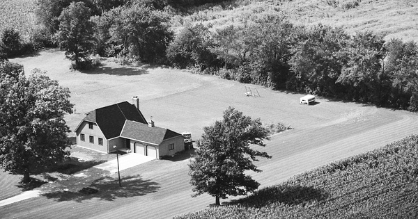 Vintage Aerial photo from 1980 in Tazewell County, IL