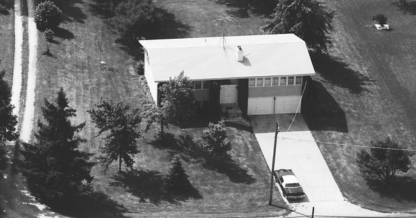 Vintage Aerial photo from 1983 in DuPage County, IL