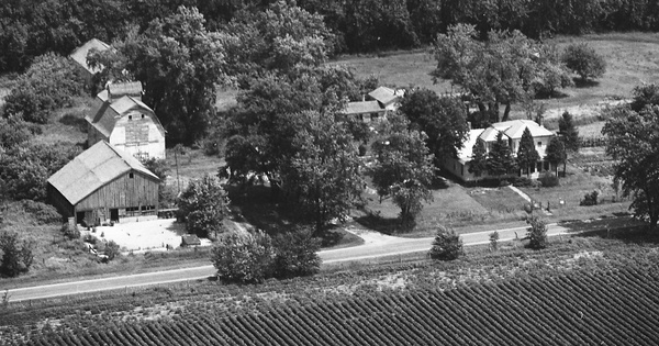 Vintage Aerial photo from 1975 in DeKalb County, IL
