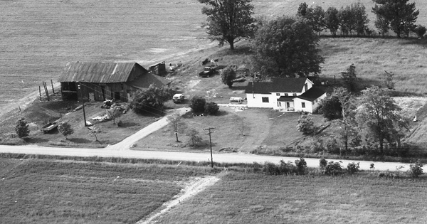 Vintage Aerial photo from 1973 in St. Clair County, MI