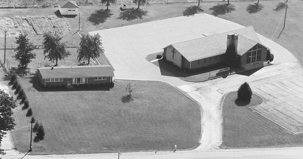 Vintage Aerial photo from 1983 in St. Joseph County, MI