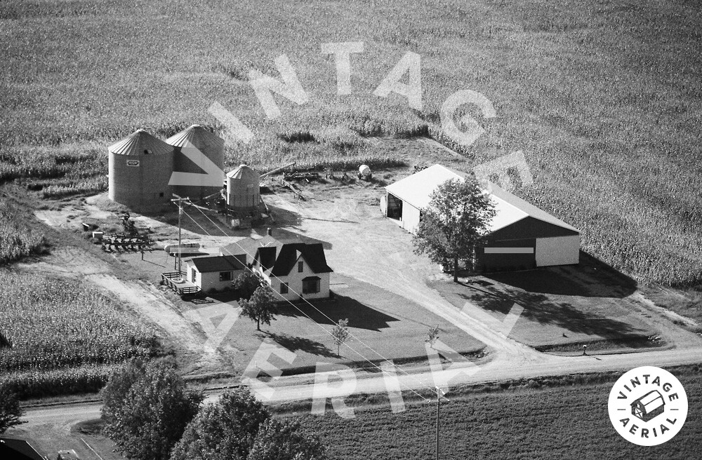 Vintage Aerial Michigan Sanilac County 1984 207WSA2