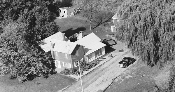 Vintage Aerial photo from 1980 in Mecosta County, MI