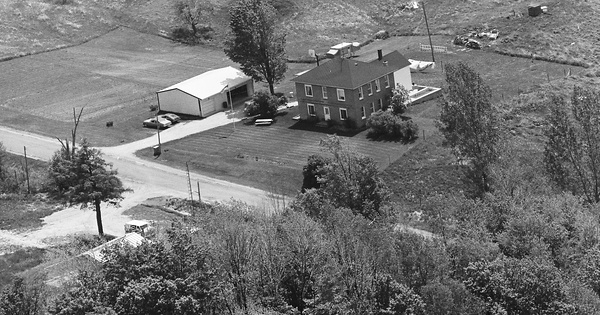 Vintage Aerial photo from 1981 in Mecosta County, MI