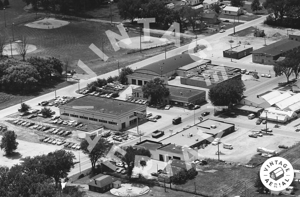 Vintage Aerial Iowa Cherokee County 1975 48MCH22