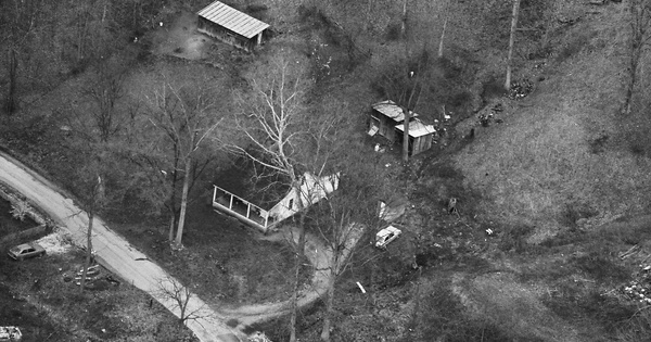 Vintage Aerial photo from 1989 in Boyd County, KY