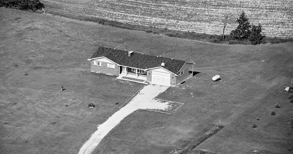Vintage Aerial photo from 1982 in Washtenaw County, MI
