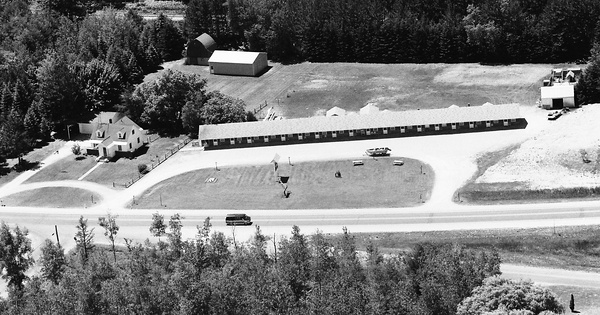 Vintage Aerial photo from 1989 in Wexford County, MI