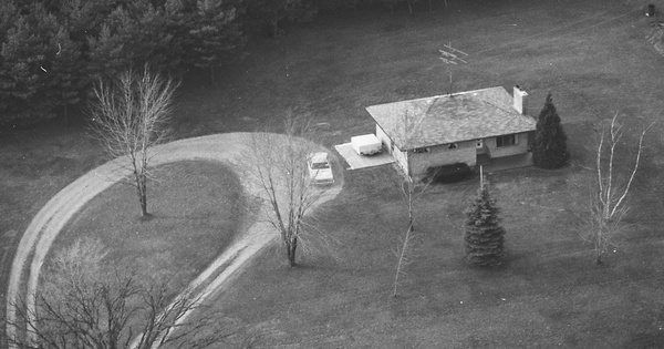 Vintage Aerial photo from 1984 in Oakland County, MI