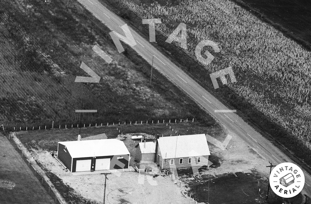 Vintage Aerial Michigan Midland County 1973 6FMI37