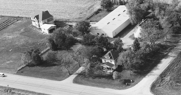 Vintage Aerial photo from 1997 in Rock County, MN