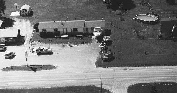 Vintage Aerial photo from 1992 in Arenac County, MI