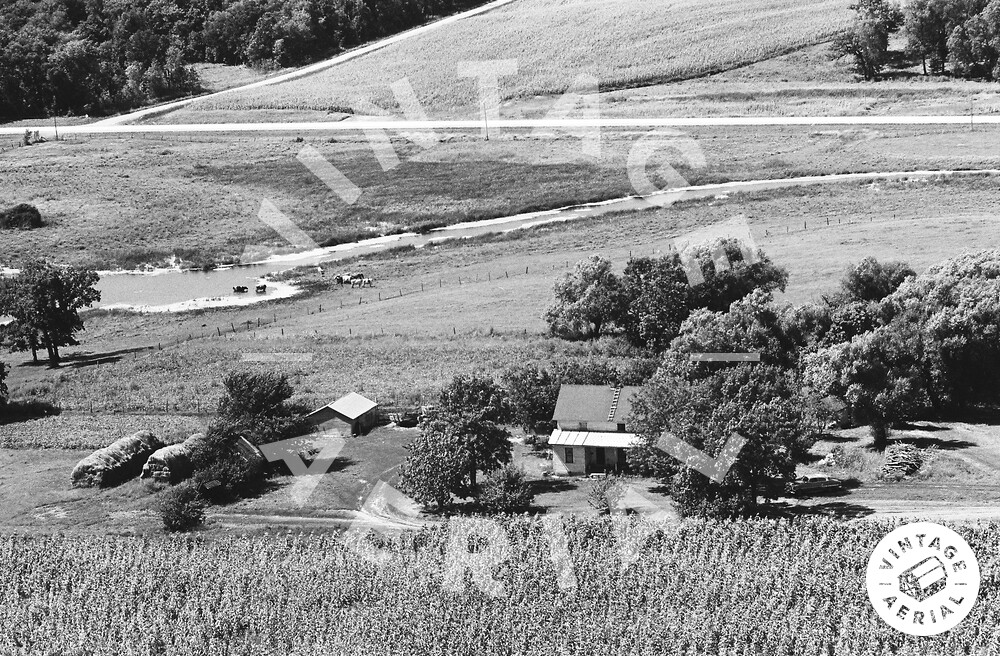 Vintage Aerial Minnesota Le Sueur County 1967 55MLE29