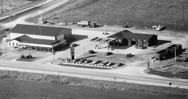 Vintage Aerial photo from 1990 in Genesee County, MI