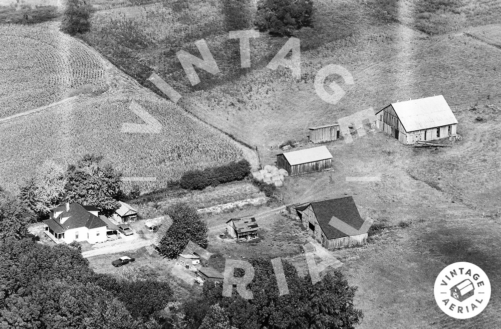 Vintage Aerial Kentucky McLean County 1980 1SMC9