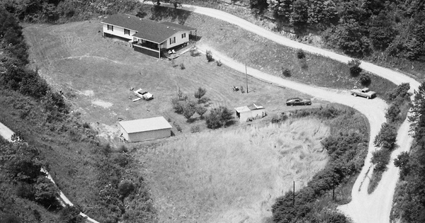 Vintage Aerial photo from 1984 in Magoffin County, KY