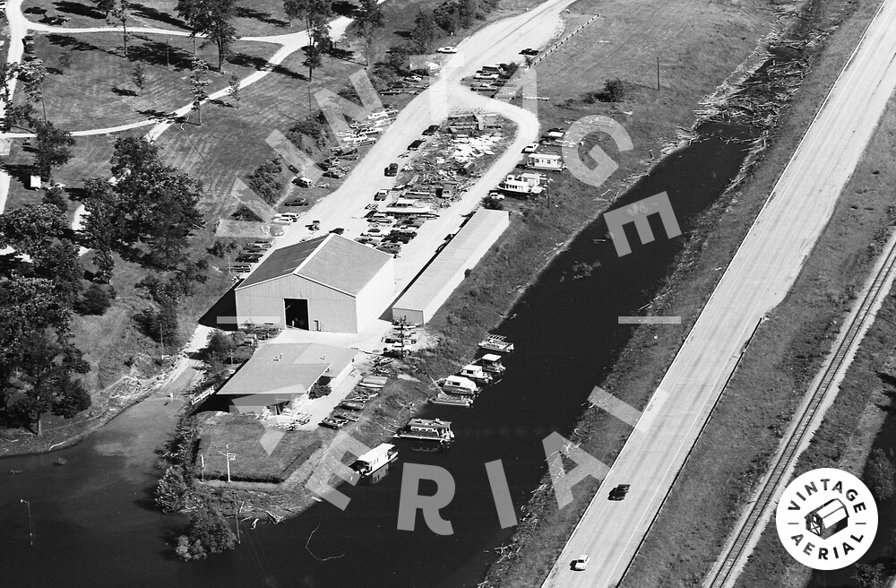 Vintage Aerial Iowa Johnson County 1973 26BJOH29