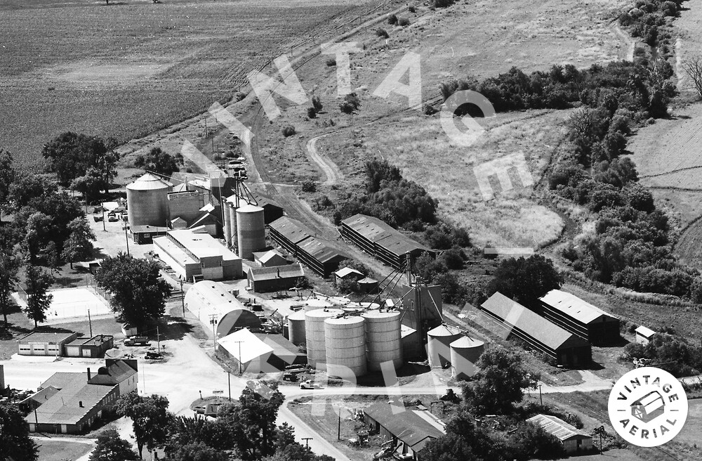 Vintage Aerial Iowa Tama County 1972 35PTA36
