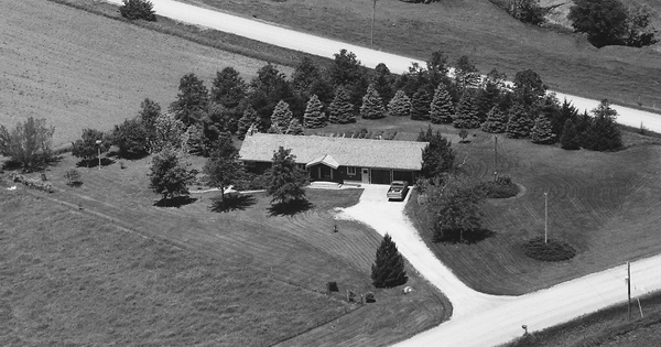 Vintage Aerial photo from 1991 in Warren County, IA
