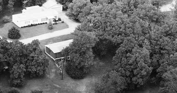 Vintage Aerial photo from 1982 in Adair County, IA