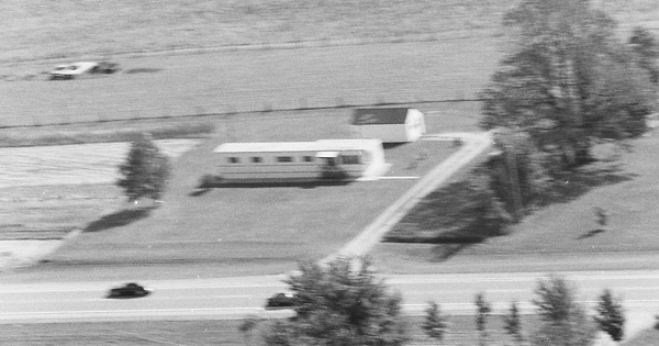 Vintage Aerial photo from 1983 in Van Buren County, MI