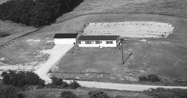 Vintage Aerial photo from 1975 in Tuscola County, MI