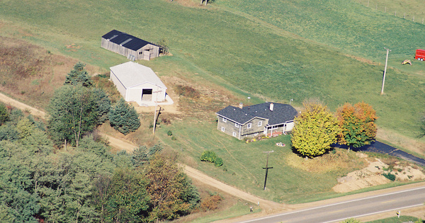 Vintage Aerial photo from 2002 in Calhoun County, MI