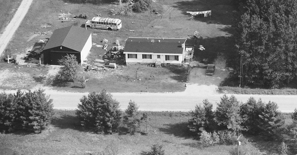 Vintage Aerial photo from 1998 in Benzie County, MI