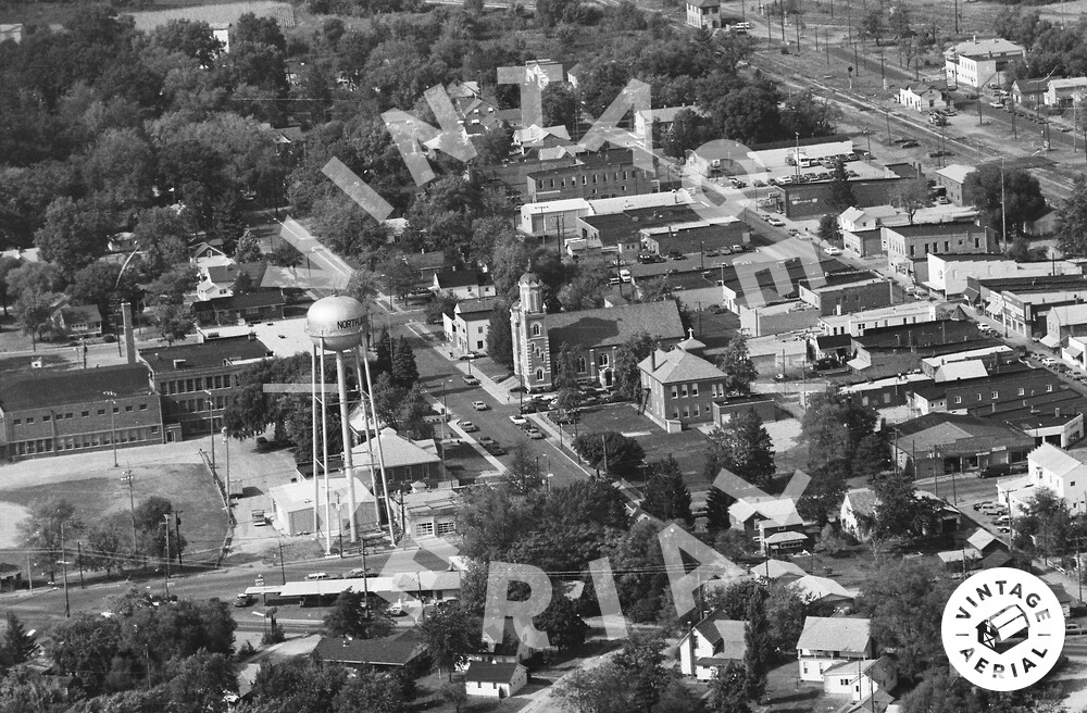Vintage Aerial Indiana Starke County 1979 13DST6
