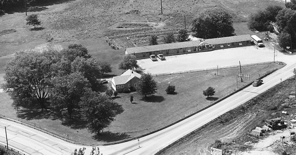 Vintage Aerial photo from 1972 in Owen County, IN