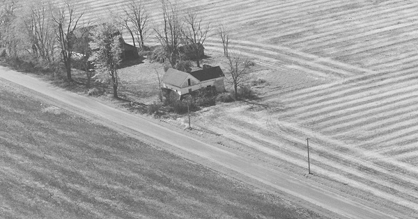 Vintage Aerial photo from 1981 in Wells County, IN